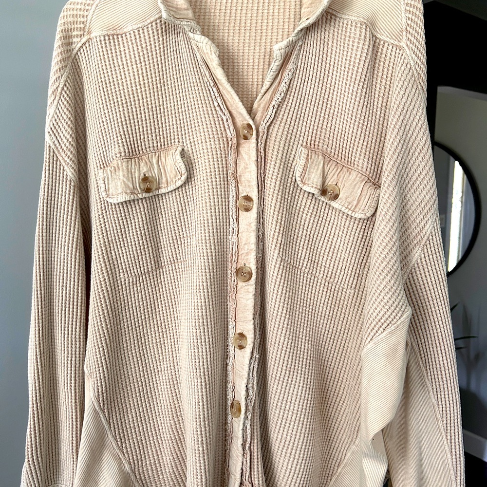 Urban Outfitters lightweight "shacket"